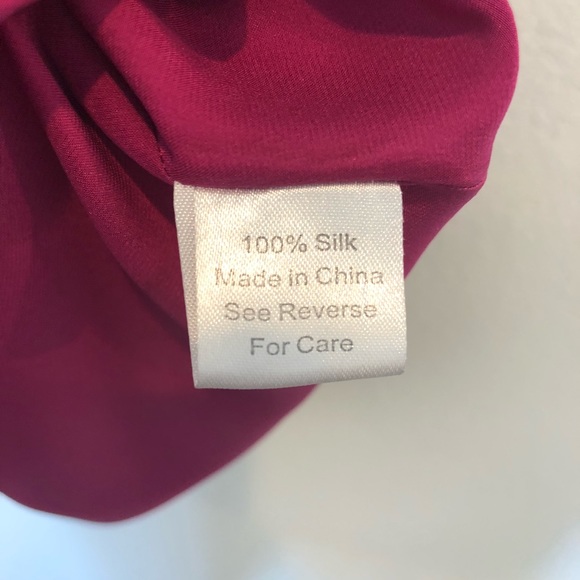 Parker colorblock 100% silk dress - Picture 5 of 7